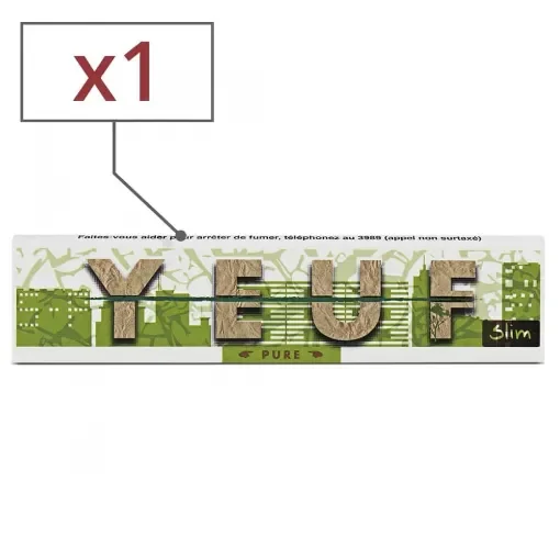 Yeuf - Slim Pure Rolling Paper - Unbleached Organic product image