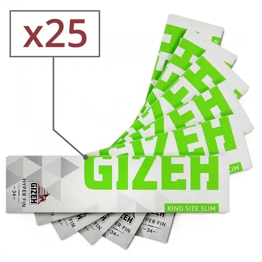 Gizeh - Slim Rolling Papers Hyper Fin - 25 Pack product image