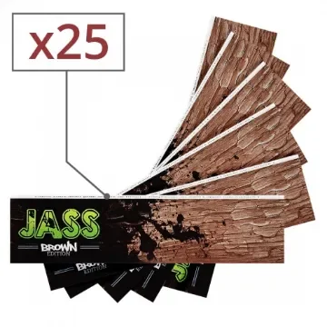Jass - Slim Brown Rolling Papers - 25 Booklets product image