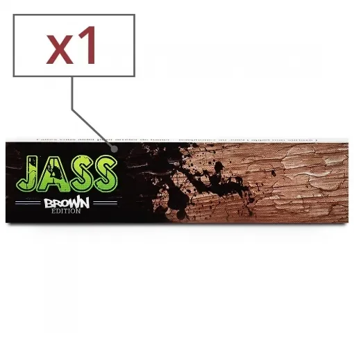 Jass - Rolling Paper Slim Brown Unbleached - product image