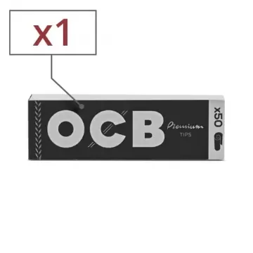 OCB - Perforated Cardboard Filters for Rolling - 50 Filters product image