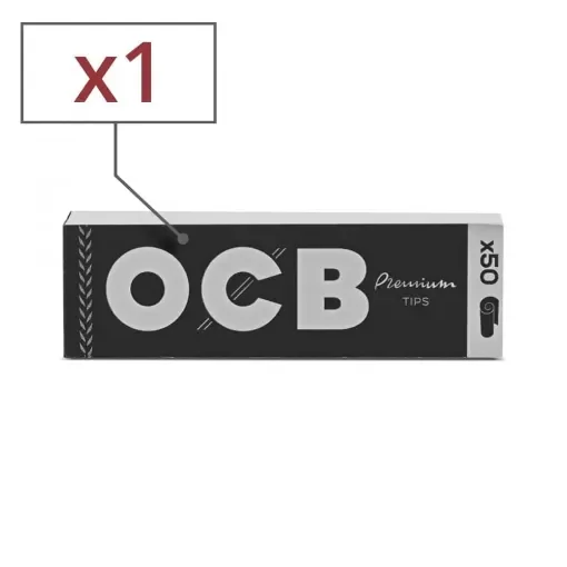 OCB - Perforated Cardboard Filters for Rolling - 50 Filters product image