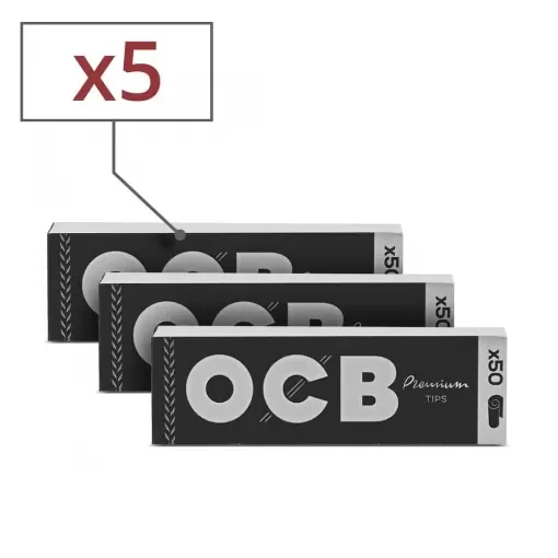 OCB - Perforated Cardboard Filters - 5 Packs product image
