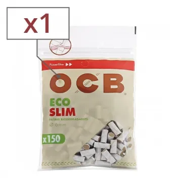 OCB - Eco Bio Slim Filters - 150 Unbleached Cellulose Filters product image