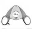 Crédo - Synchro Cigar Cutter Brushed Steel - 22mm Cutting Diameter product image