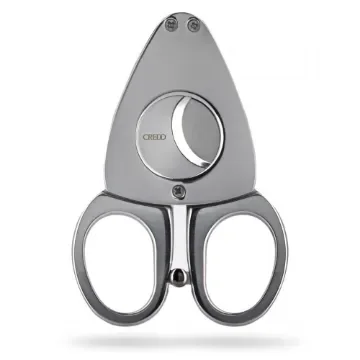 Crédo - Synchro Polished Steel Cigar Cutter product image