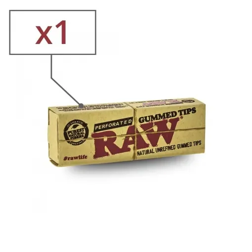 RAW - Gummed Perforated Cardboard Filters - 33 Count product image