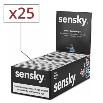 Sen Sky - Rolling Paper Double X 25 Books - Regular Size product image