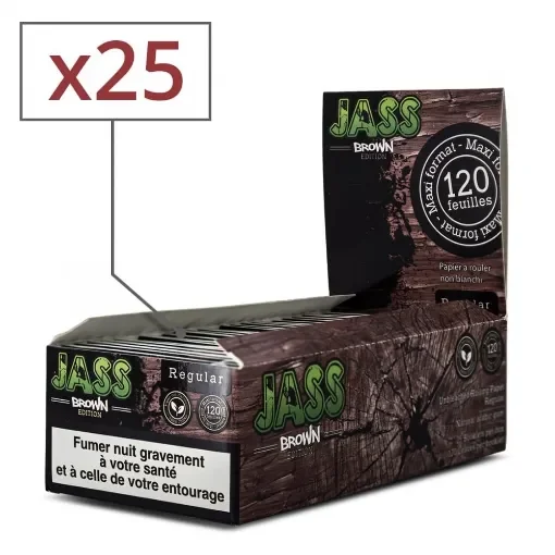 Jass - Brown Rolling Papers Extra Thin - X 25 product image
