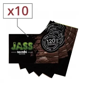 Jass - Brown Rolling Papers Extra Thin - X10 product image