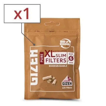 Gizeh - Pure XL Slim Filters 6mm - Filters X 1 product image