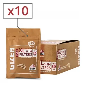 Gizeh - Pure XL Slim Filters 6mm - Pack of 120 product image