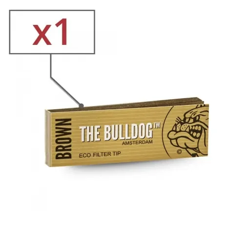 The Bulldog - Cardboard Filters for Smoking - Unbleached Perforated product image