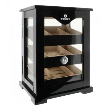 Egoist - Black Cigar Cabinet with Humidifiers - product image