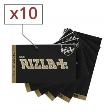 Rizla+ - Classic Black Rolling Papers X10 product image