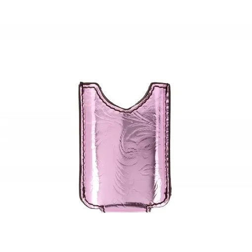 Recife - Leather Lighter Case Minijet Pink Metal Effect product image