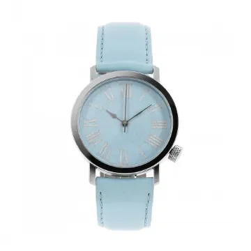 Akteo - Vintage Roman Blue Watch - Elegant Leather Strap product image