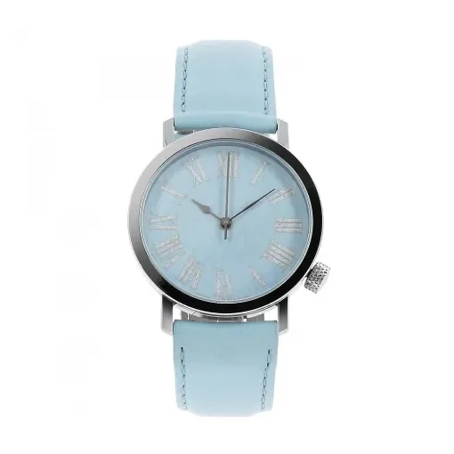 Akteo - Vintage Roman Blue Watch - Elegant Leather Strap product image