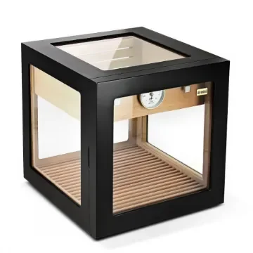 Adorini - Cube Deluxe Humidor Black - 100 Cigar Capacity product image