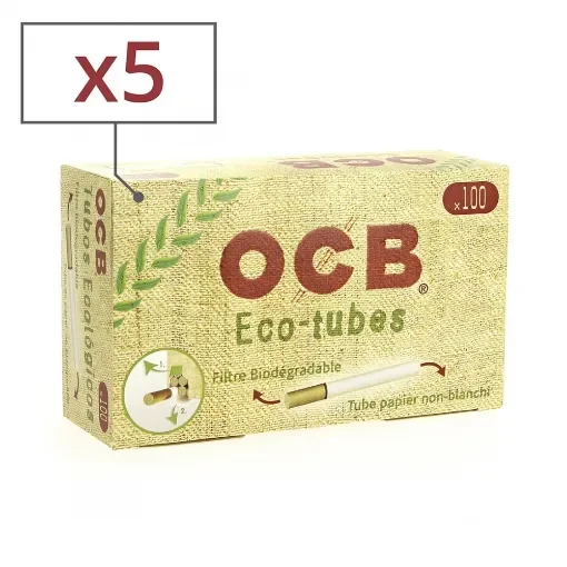 OCB - Organic Hemp Tubes with Filter - Box of 500 product image