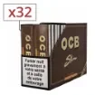 OCB - Virgin Slim Rolling Papers with Tips - Pack of 32 product image