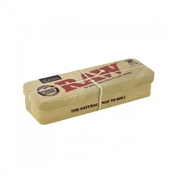 RAW - Slim Rolling Paper Case - Metal Cigarette Holder product image
