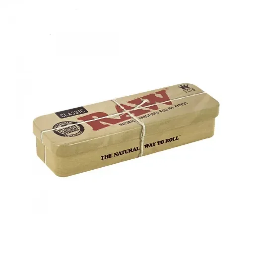RAW - Slim Rolling Paper Case - Metal Cigarette Holder product image