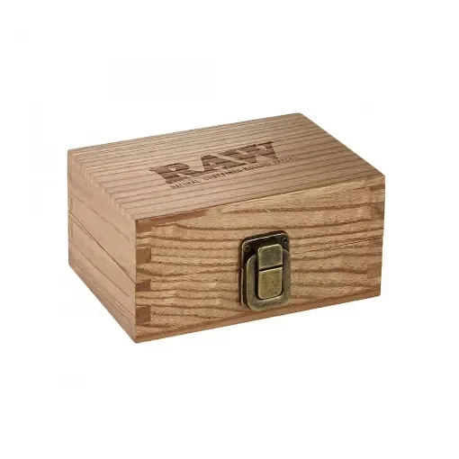 RAW - Wooden Storage Box with Removable Tray product image
