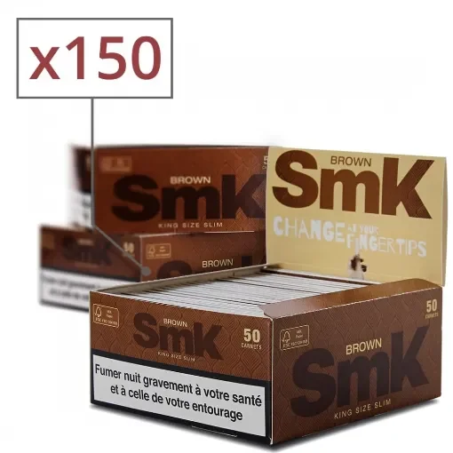 Smoking - Rolling Paper Slim Brown X 50 Pack of 3 product image