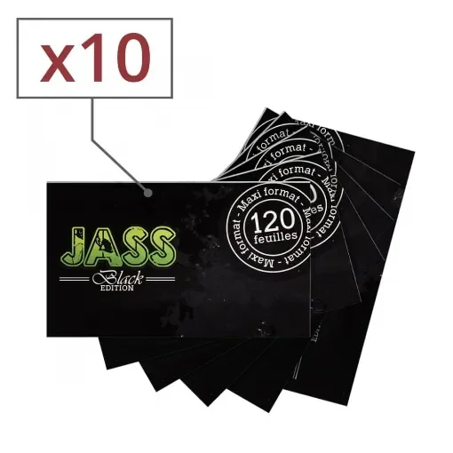 Jass - Rolling Paper Black Edition Set of 10 Notebooks product image