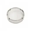smoking - Glass Bar Ashtray - Clear Round Design product image