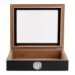 smoking - Glass Carbon Cigar Box - 25 Capacity product image