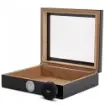 smoking - Glass Carbon Cigar Box - 25 Capacity product image
