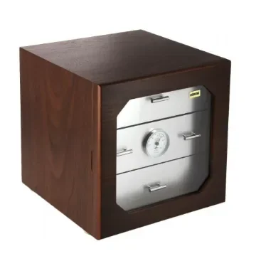Adorini - Chianti M Deluxe Humidor - Walnut/Alu product image