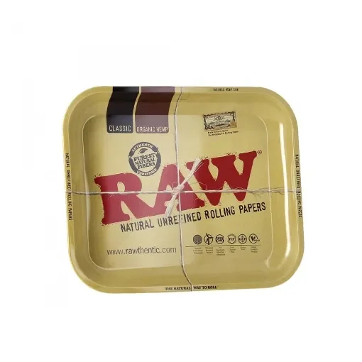 RAW - Rolling Tray Large - Metal Curved Design product image