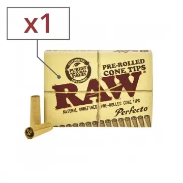 RAW - Pre-Rolled Cone Filters - Unbleached Cardboard product image