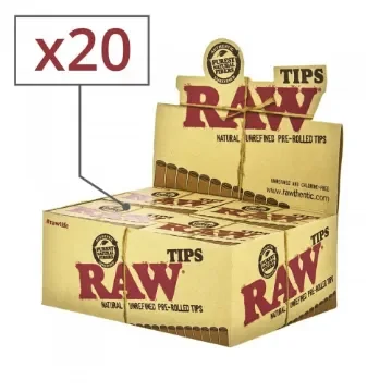 RAW - Pre-Rolled Cardboard Filters Box of 420 product image