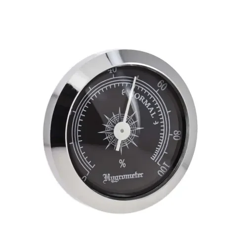 smoking - Black Hygrometer with Magnetic Adhesive product image