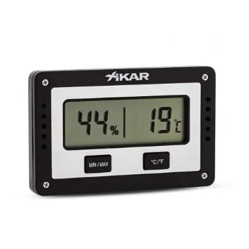 XIKAR - Purotemp Rectangular Hygrometer - Battery Included product image