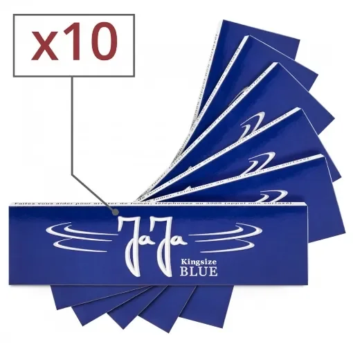 Jaja - Blue Slim Rolling Paper 10 Notebooks - product image