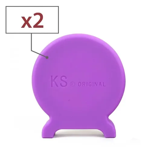 Smoking - Ks T-One Shisha Silicone Feet X2 Purple product image