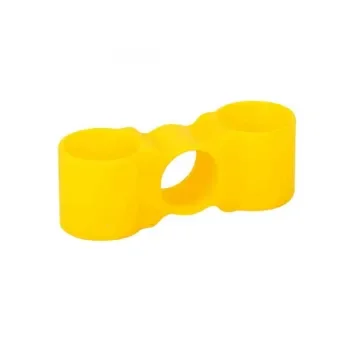smoking - Yellow Double Silicone Hookah Hose Holder product image