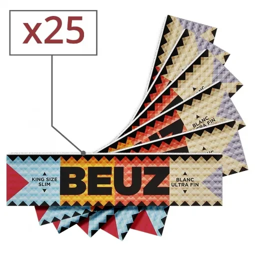 Beuz - Slim Rolling Paper X25 - Ultra-Thin 14gsm product image