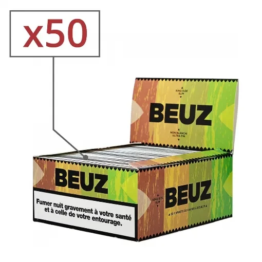 Beuz - Rolling Paper Slim Brown X50 - product image