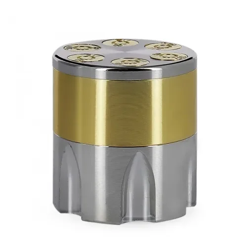 smoking - 3-Part Metal Grinder with Sieve - product image
