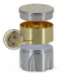 smoking - 3-Part Metal Grinder with Sieve - product image