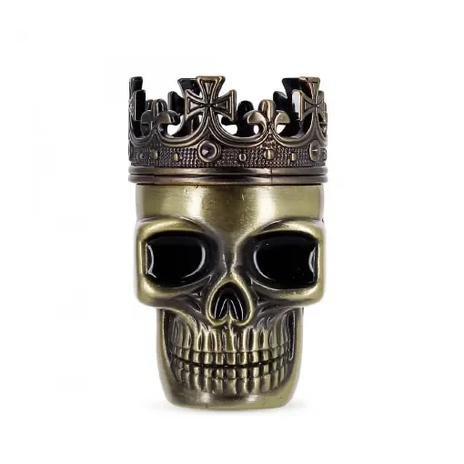 Smoking - Grinder Skull 3 Parts Gold product image