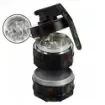 smoking - Grenade Flash Grinder 3 Parts - Metal product image