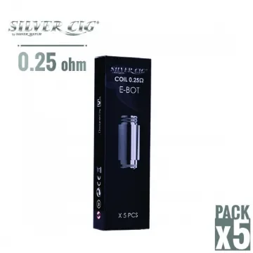 Silvercig - Coil Silvercig E-Bot 0.25 ? Pack of 5 product image