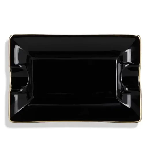 Smoking - Rocco Black and Gold Cigar Ashtray product image
